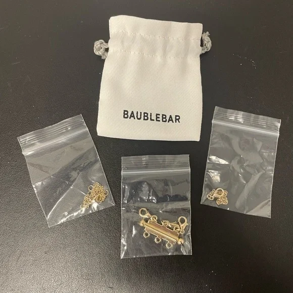 BAUBLEBAR Build Your Own Necklace Clasp + 2” & 4” Necklace Extender. NEW - Picture 2 of 2